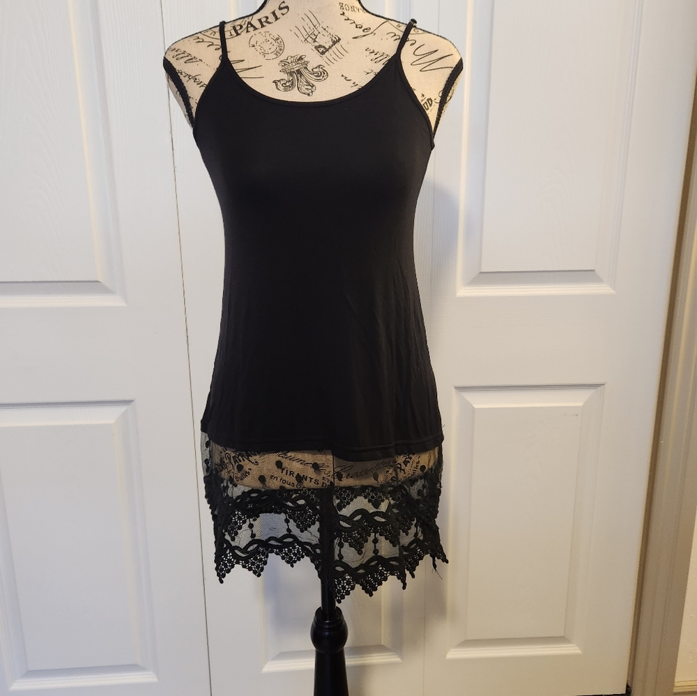 Fashionomics Cute 2 camisoles cream & black size small